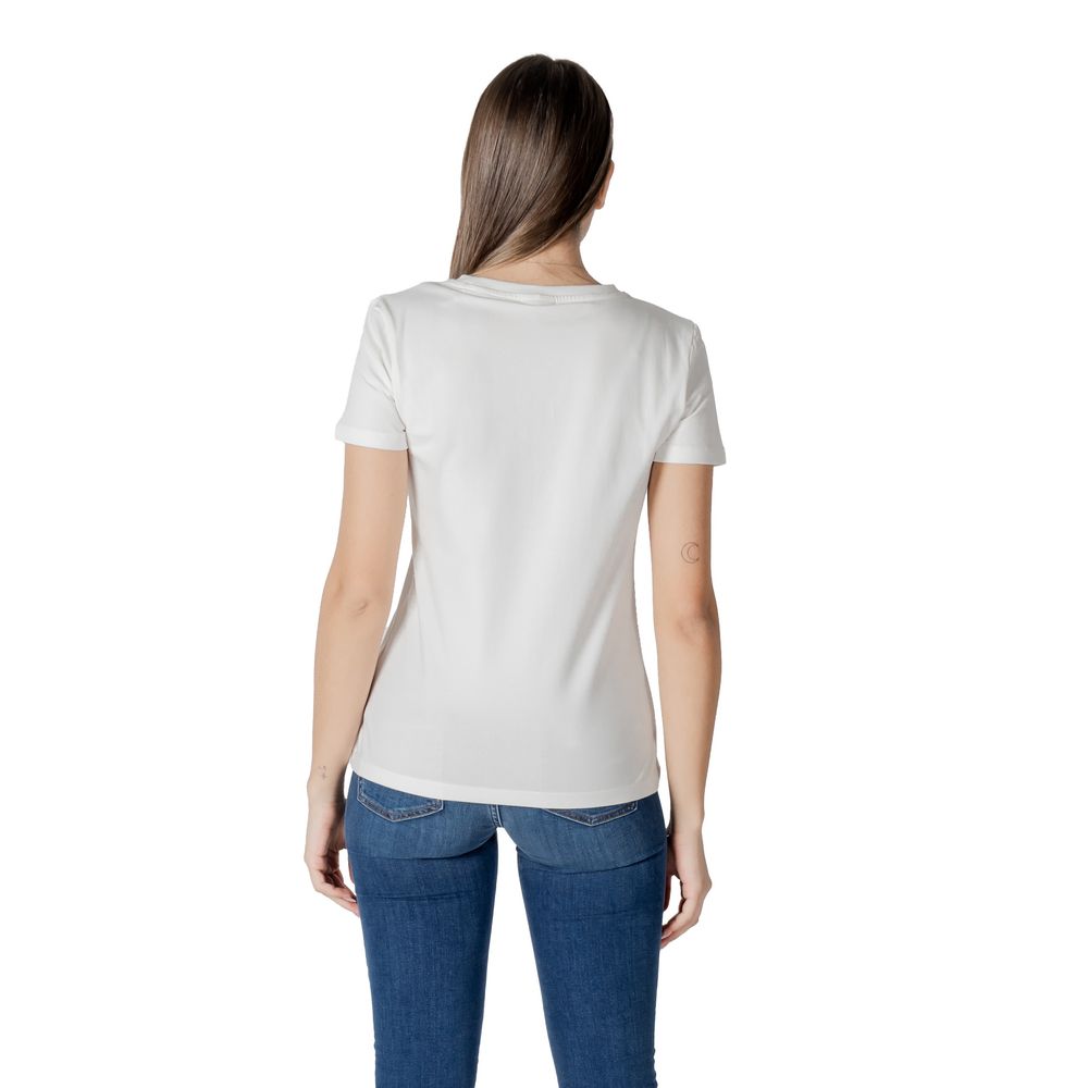 Guess Active White Cotton T-Shirt $133.00 Guess Active Luzworld