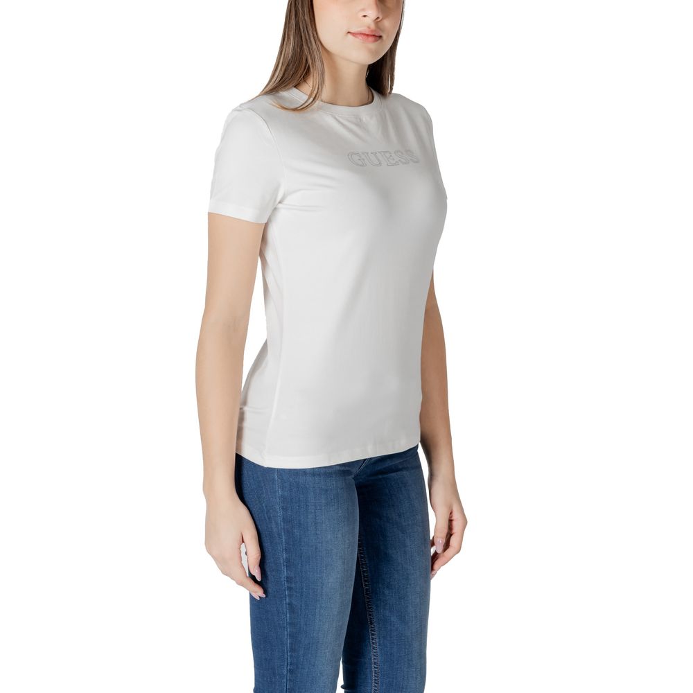 Guess Active White Cotton T-Shirt $133.00 Guess Active Luzworld