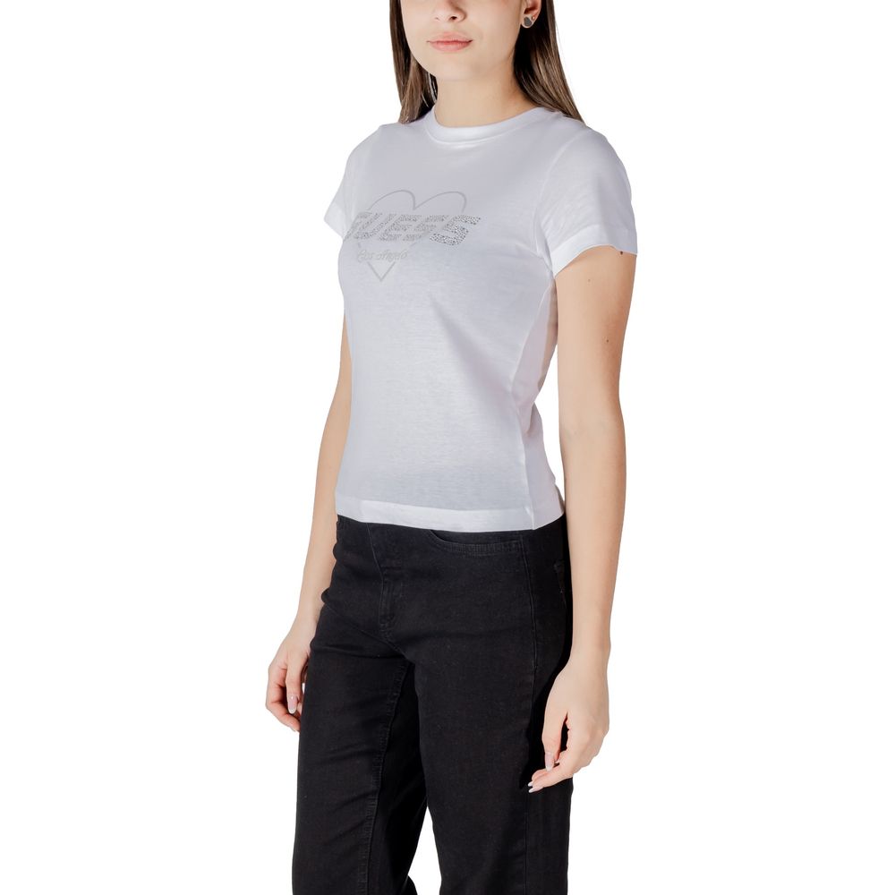 Guess Active White Cotton T-Shirt $145.00 Guess Active Luzworld