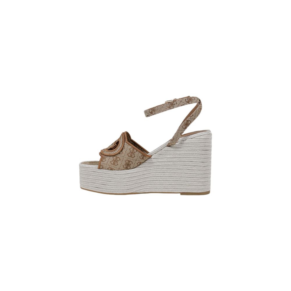 Guess Beige Polyester High Heel $324.00 Guess Luzworld