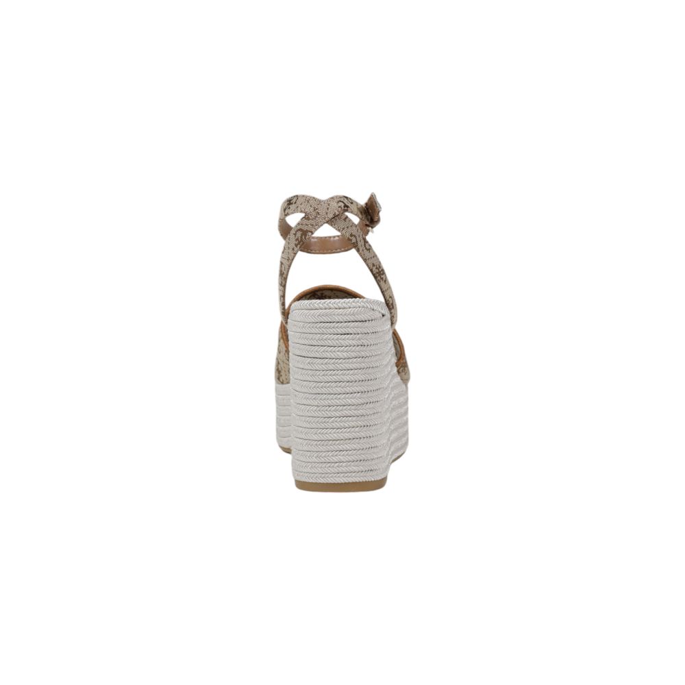 Guess Beige Polyester High Heel $324.00 Guess Luzworld