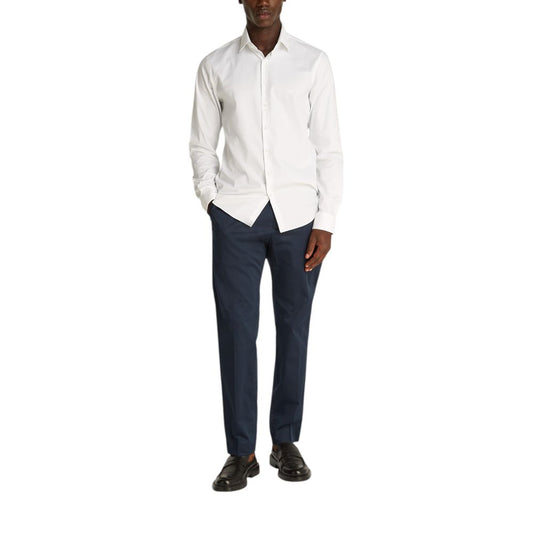 Calvin Klein White Cotton Shirt $193.00 Calvin Klein Luzworld