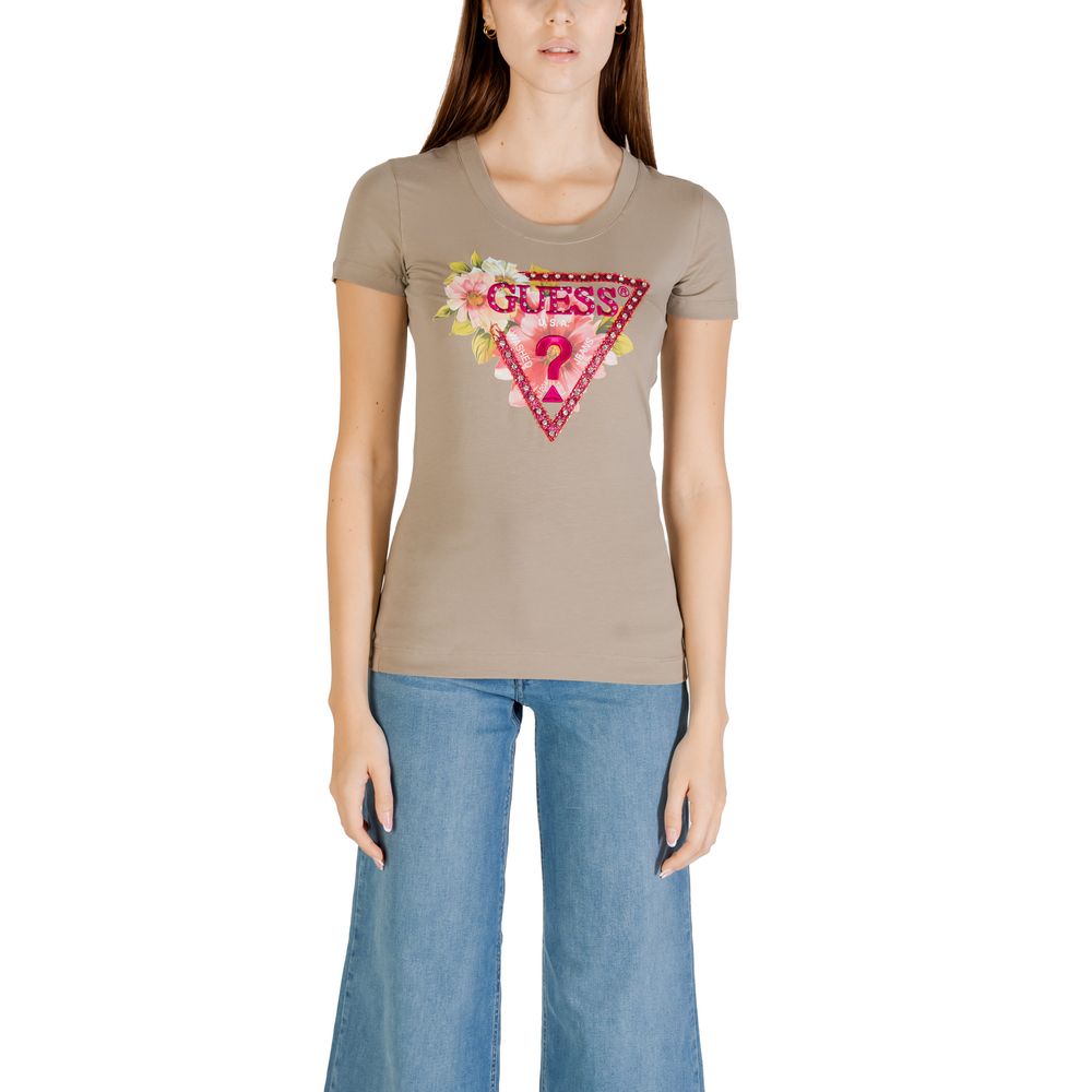 Guess Green Cotton T-Shirt $158.00 Guess Luzworld