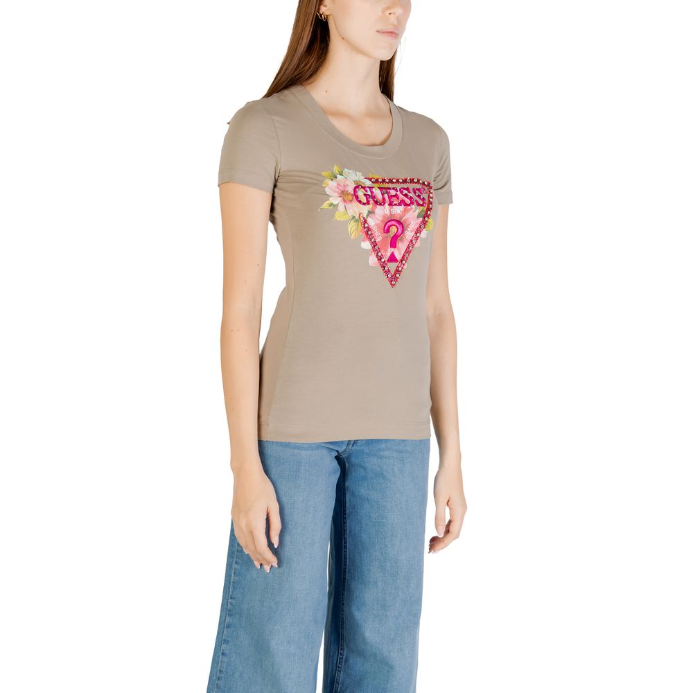 Guess Green Cotton T-Shirt $158.00 Guess Luzworld