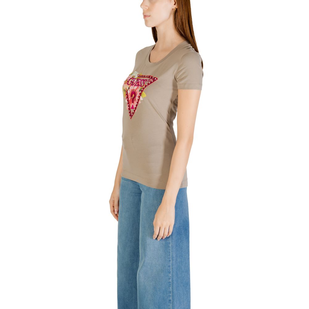 Guess Green Cotton T-Shirt $158.00 Guess Luzworld