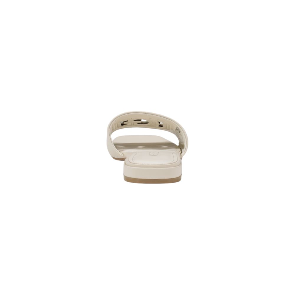 Guess Cream Leather Sandal $251.00 Guess Luzworld