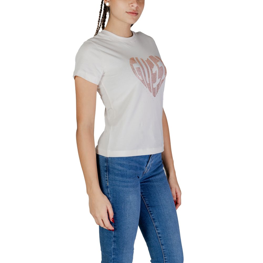 Guess Active Cream Cotton T-Shirt $145.00 Guess Active Luzworld