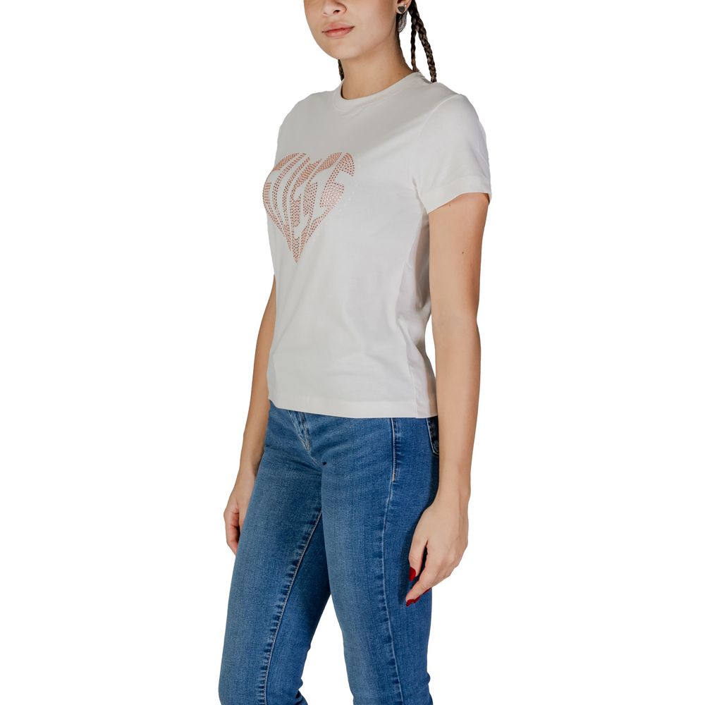 Guess Active Cream Cotton T-Shirt $145.00 Guess Active Luzworld