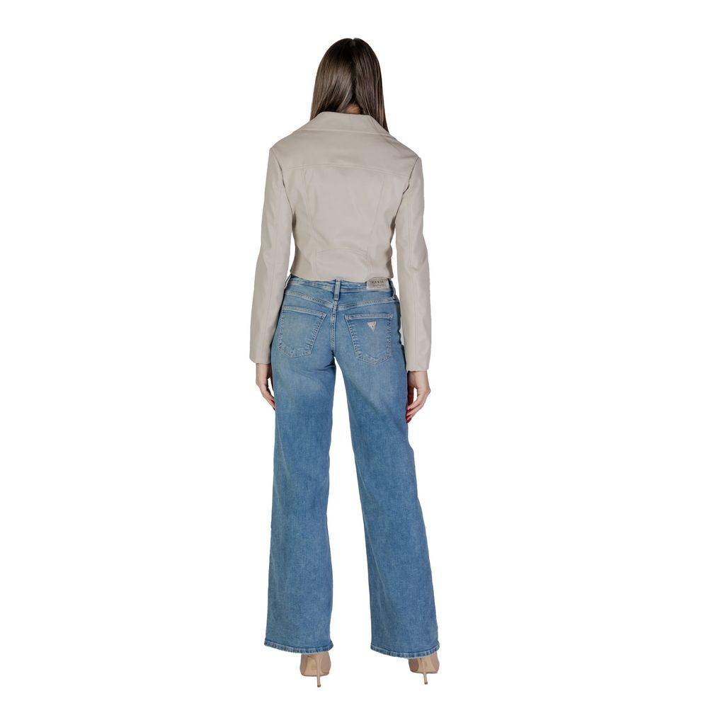 Guess Beige Polyethylene Jackets & Coat $305.00 Guess Luzworld