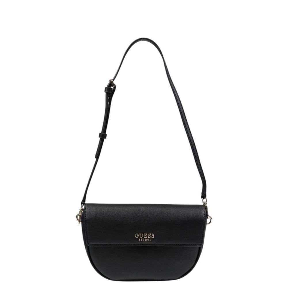Guess Black Polyethylene Handbag $266.00 Guess Luzworld