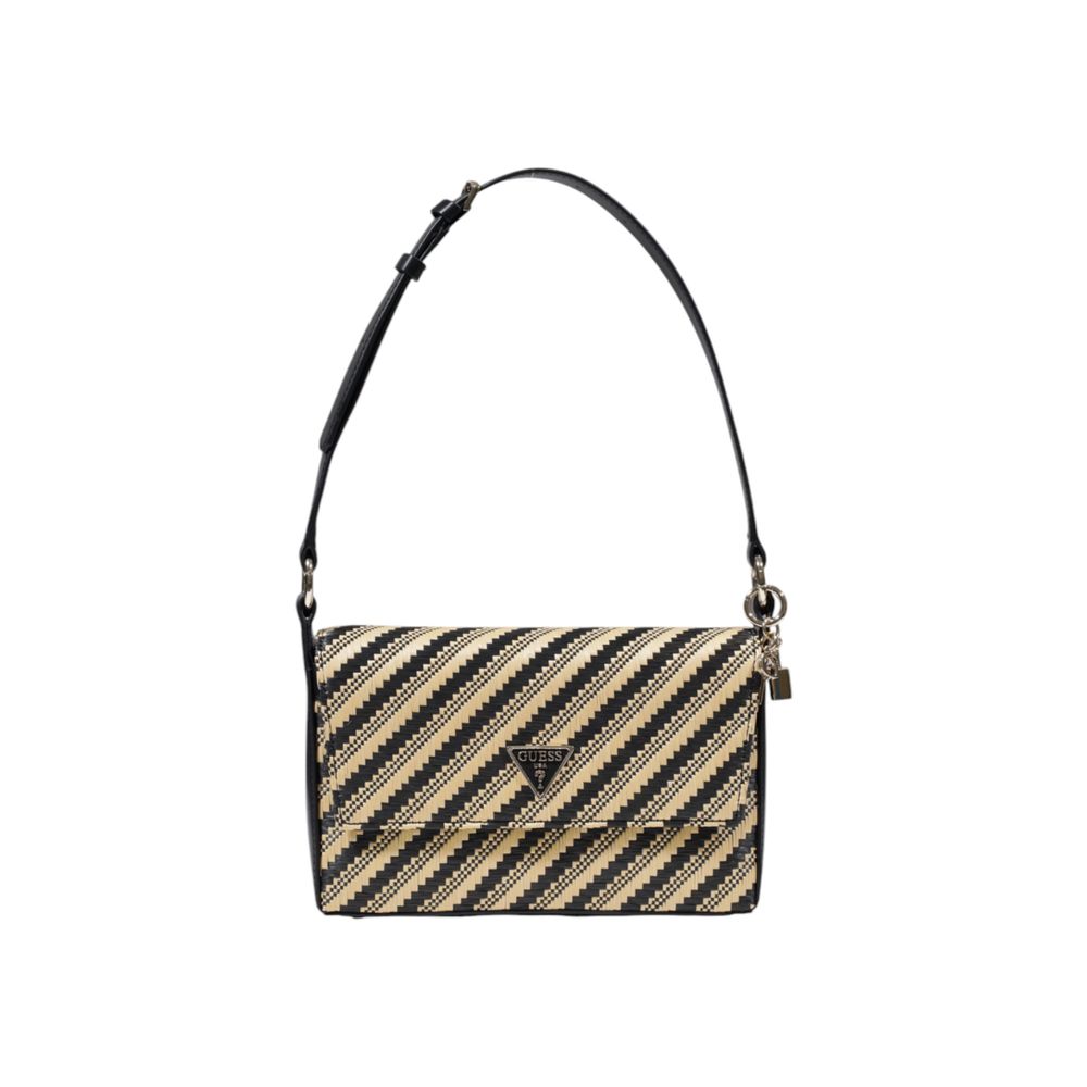 Guess Black Polypropylene Handbag $298.00 Guess Luzworld
