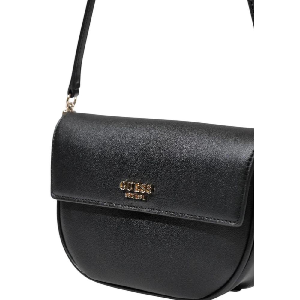 Guess Black Polyethylene Handbag $266.00 Guess Luzworld