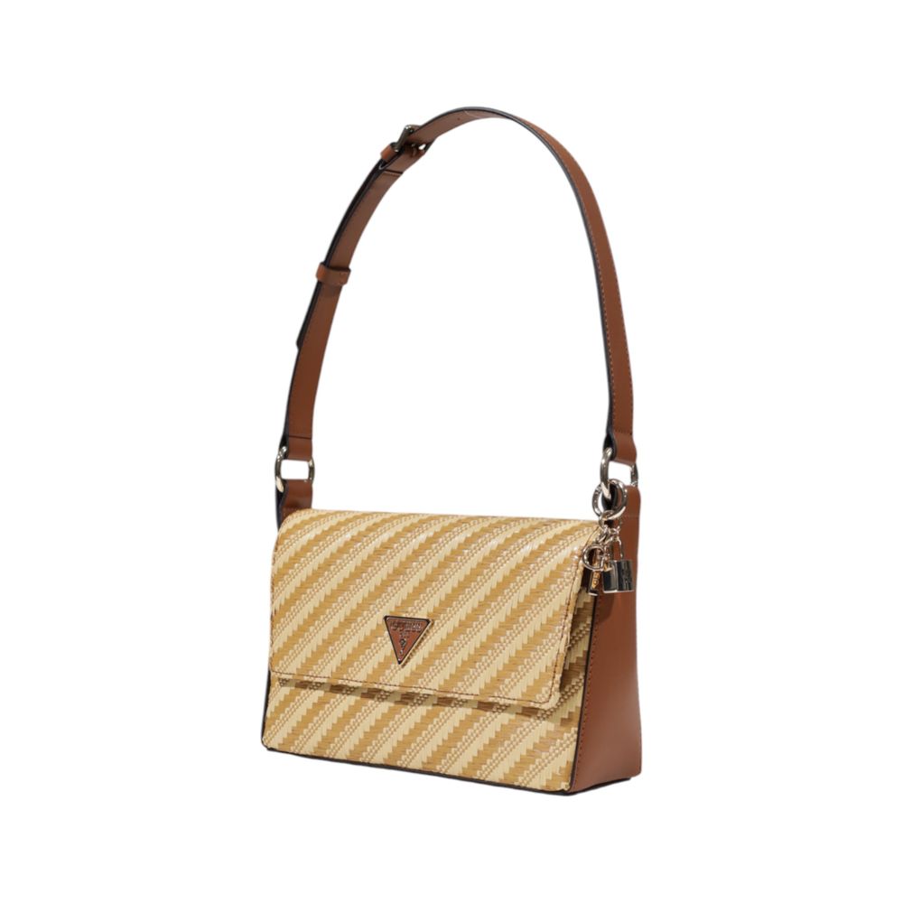 Guess Beige Polypropylene Handbag $298.00 Guess Luzworld
