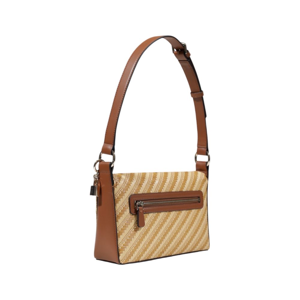 Guess Beige Polypropylene Handbag $298.00 Guess Luzworld