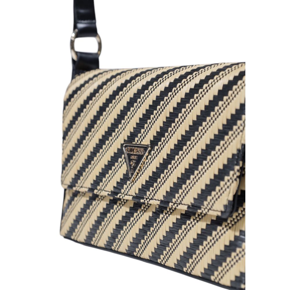 Guess Black Polypropylene Handbag $298.00 Guess Luzworld
