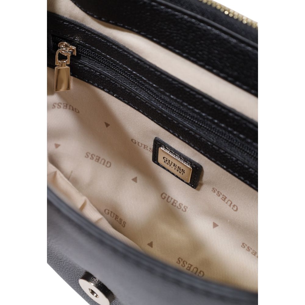 Guess Black Polyethylene Handbag $284.00 Guess Luzworld