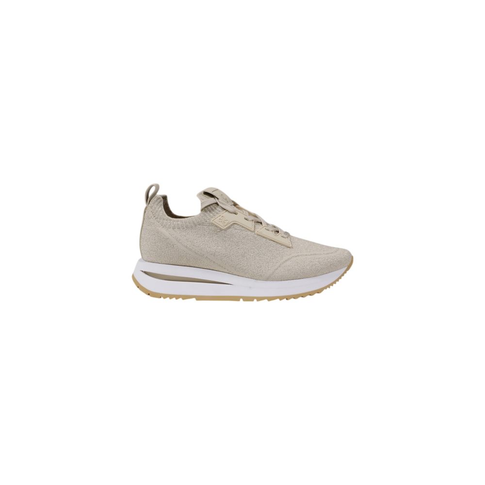Guess Beige Polyester Sneaker $265.00 Guess Luzworld