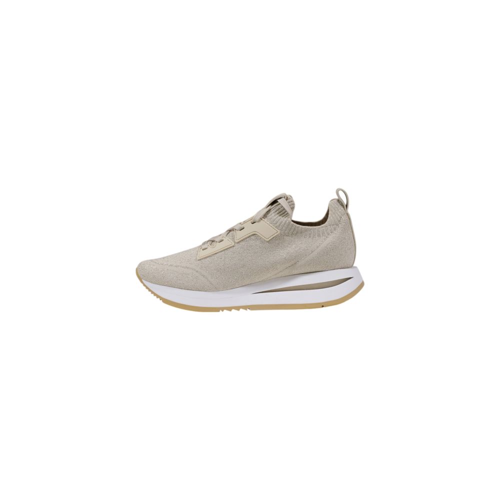 Guess Beige Polyester Sneaker $265.00 Guess Luzworld