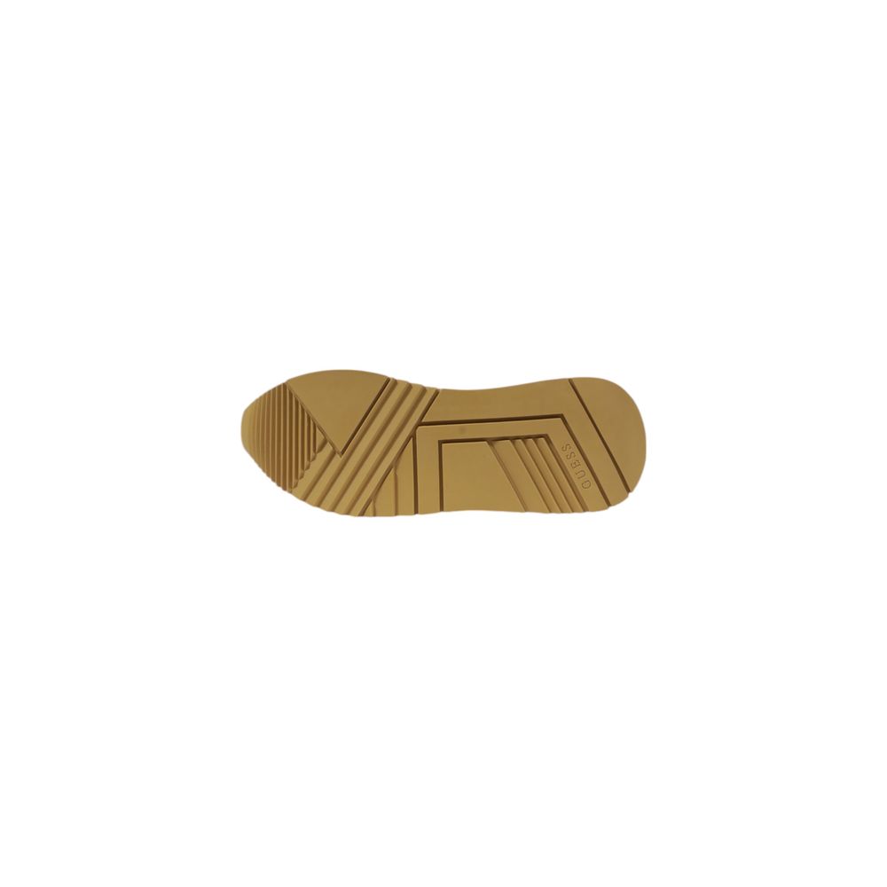 Guess Beige Polyester Sneaker $265.00 Guess Luzworld