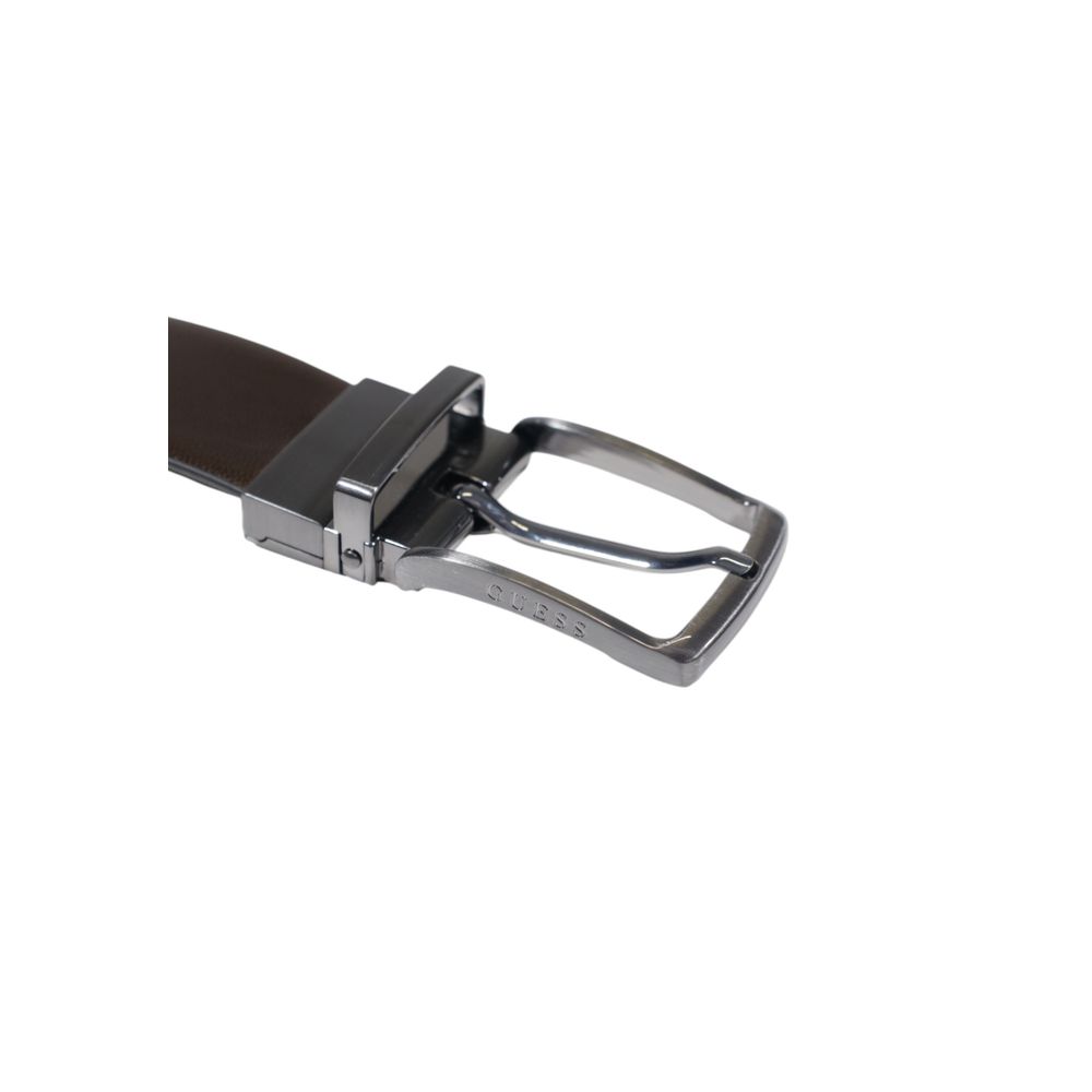 Guess Brown Leather Belt $172.00 Guess Luzworld