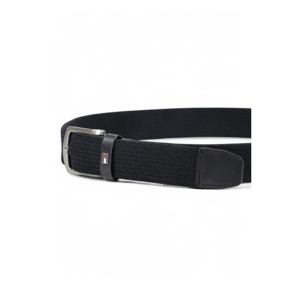 Tommy Hilfiger Black Recycled Polyester Belt $157.00 Tommy Hilfiger Luzworld