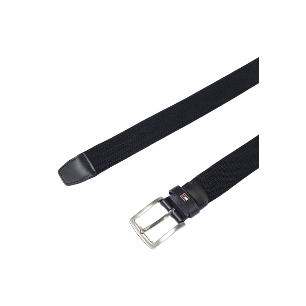 Tommy Hilfiger Black Recycled Polyester Belt $157.00 Tommy Hilfiger Luzworld
