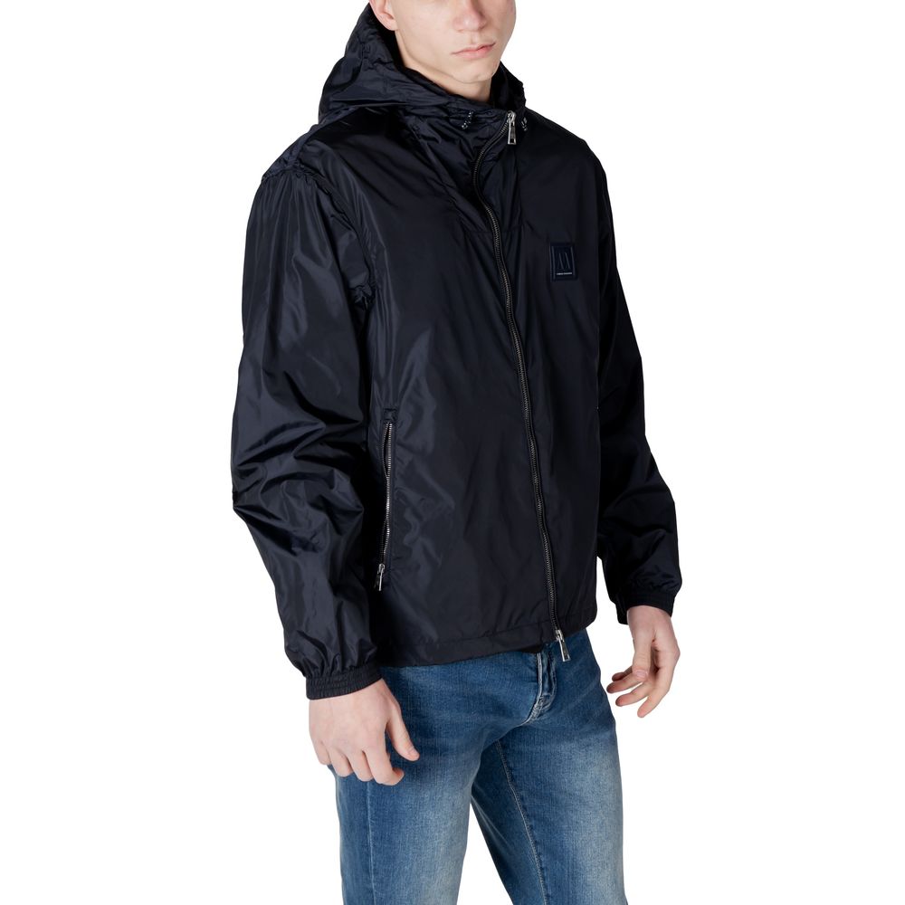 Armani Exchange Blue Polyamide Jackets & Coat $360.00 Armani Exchange Luzworld