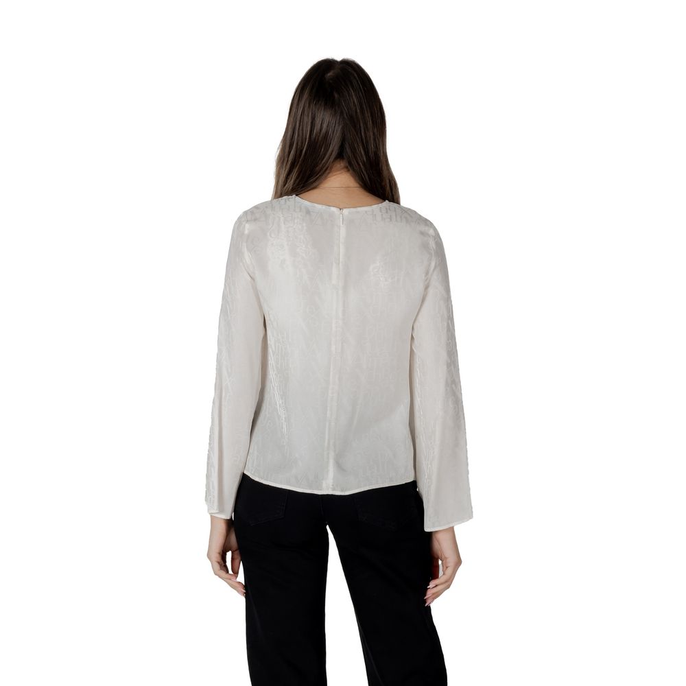 Armani Exchange Cream Viscose Blouse $289.00 Armani Exchange Luzworld