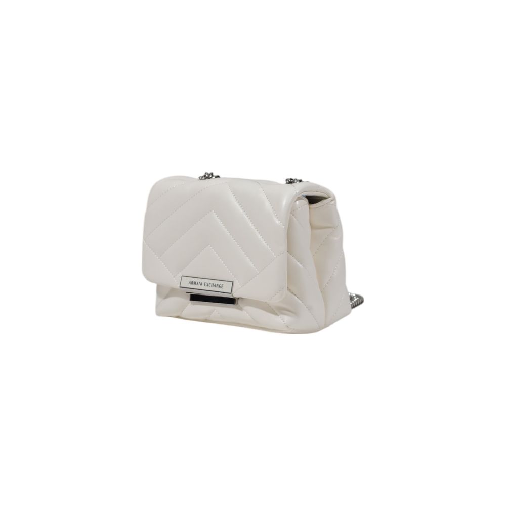 Armani Exchange White Polyester Handbag $292.00 Armani Exchange Luzworld