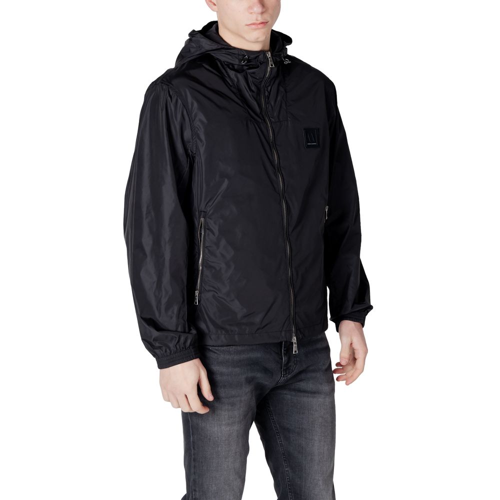 Armani Exchange Black Polyamide Jackets & Coat $360.00 Armani Exchange Luzworld