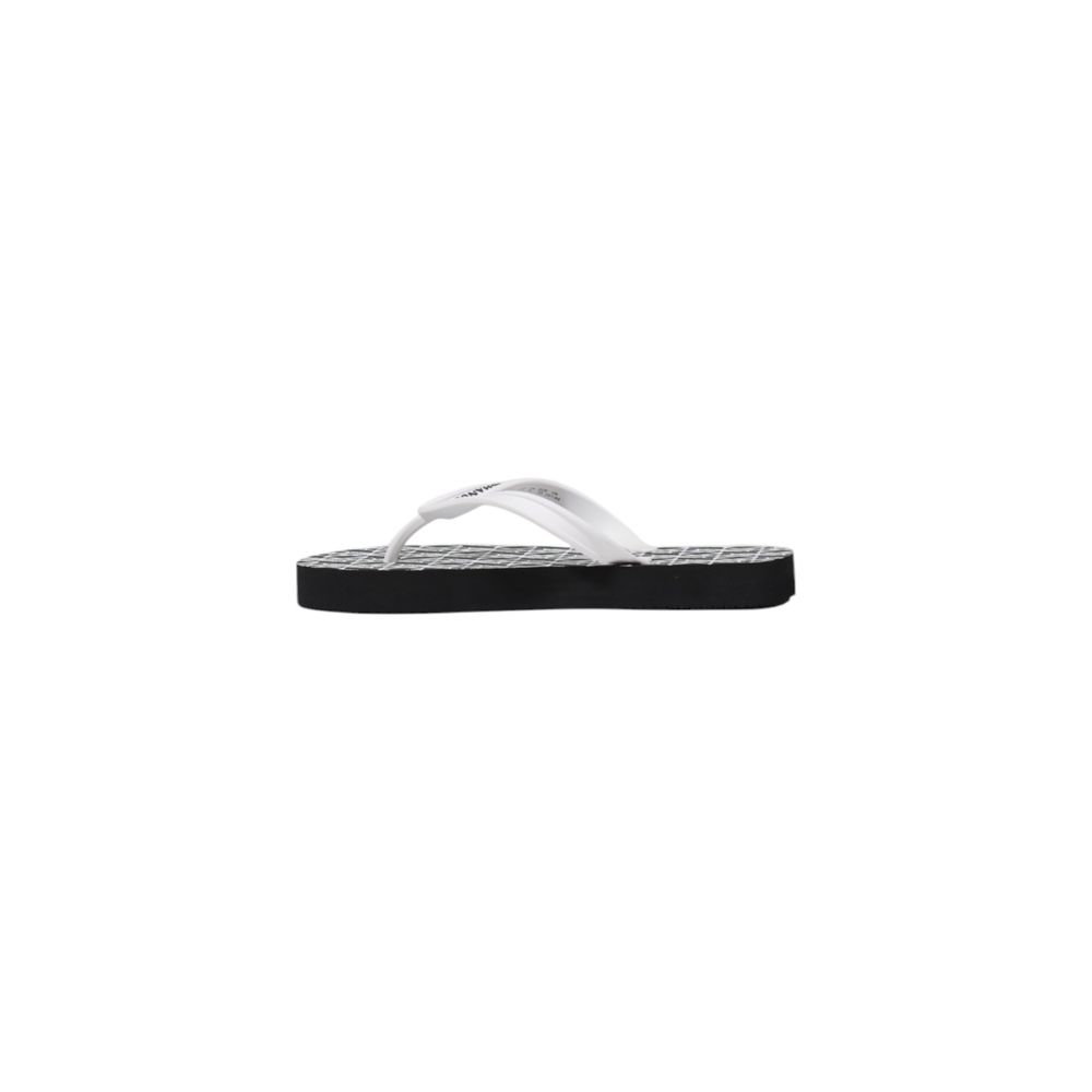 Armani Exchange Black And White Rubber Flip-Flop Sandal $148.00 Armani Exchange Luzworld