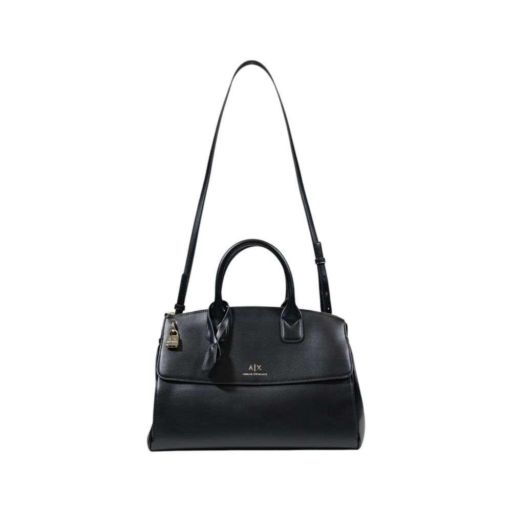 Armani Exchange Black Polyester Handbag $369.00 Armani Exchange Luzworld