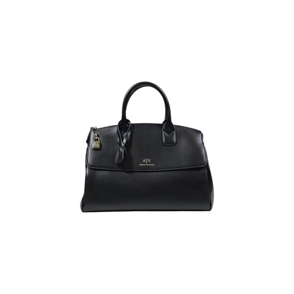 Armani Exchange Black Polyester Handbag $369.00 Armani Exchange Luzworld