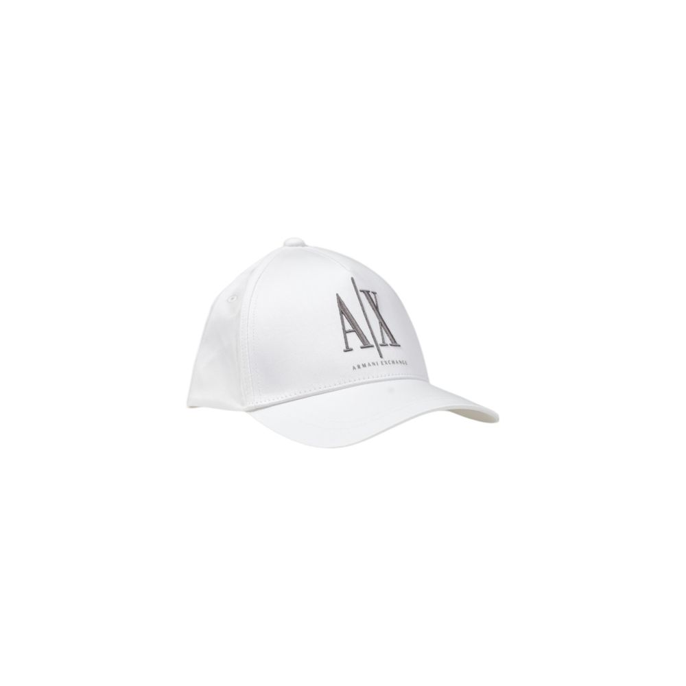 Armani Exchange White Cotton Caps Baseball Hat $168.00 Armani Exchange Luzworld