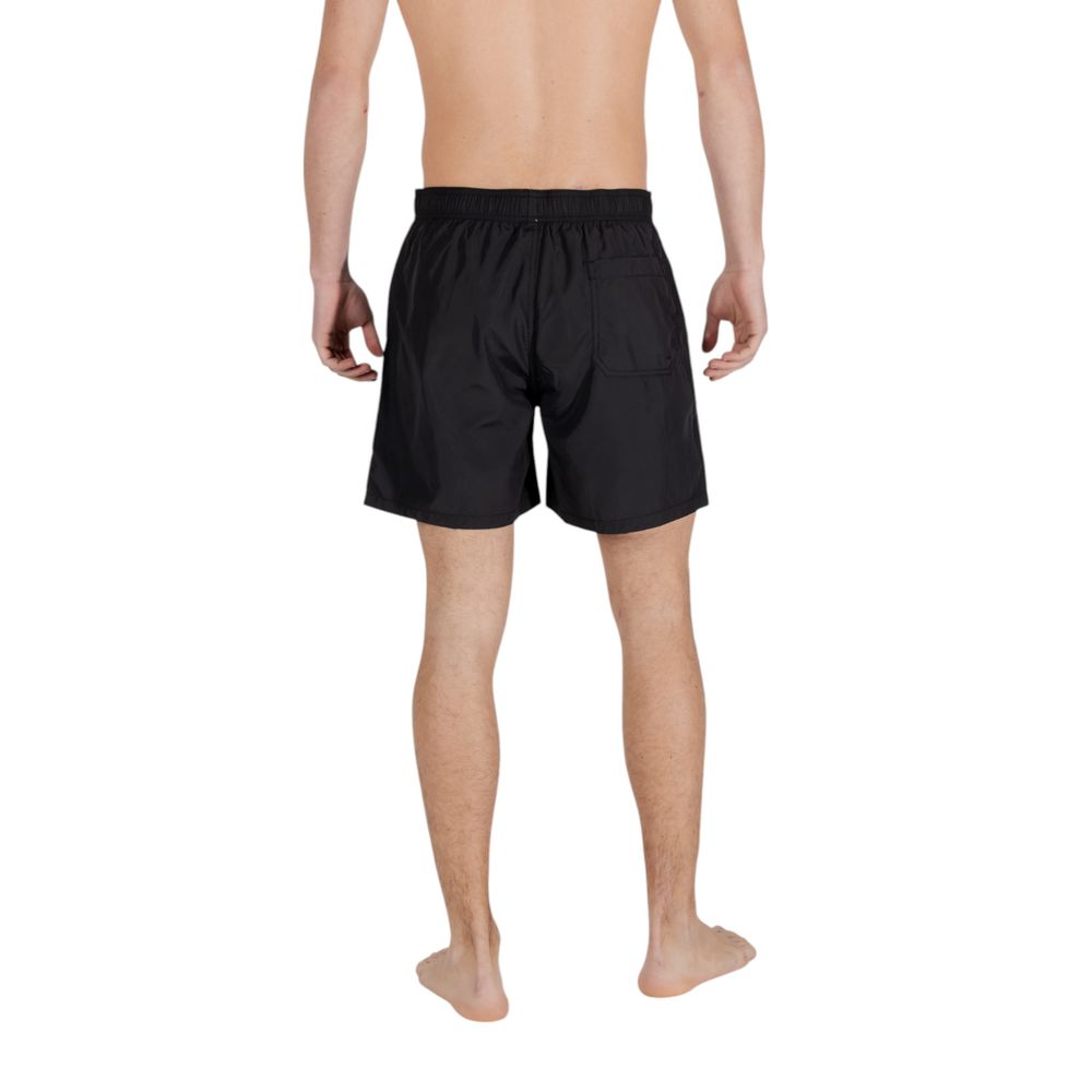 Armani Exchange Black Polyester Swim Short $219.00 Armani Exchange Luzworld