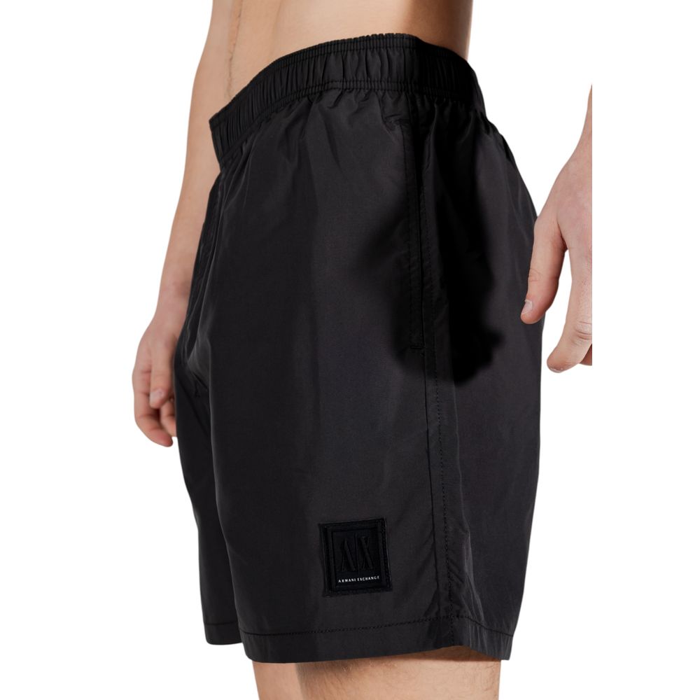 Armani Exchange Black Polyester Swim Short $219.00 Armani Exchange Luzworld