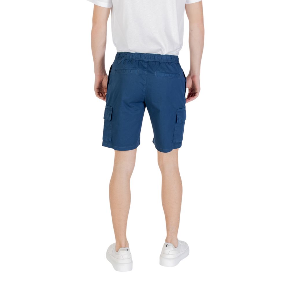 Hugo Boss Blue Cotton Bermuda $259.00 Hugo Boss Luzworld