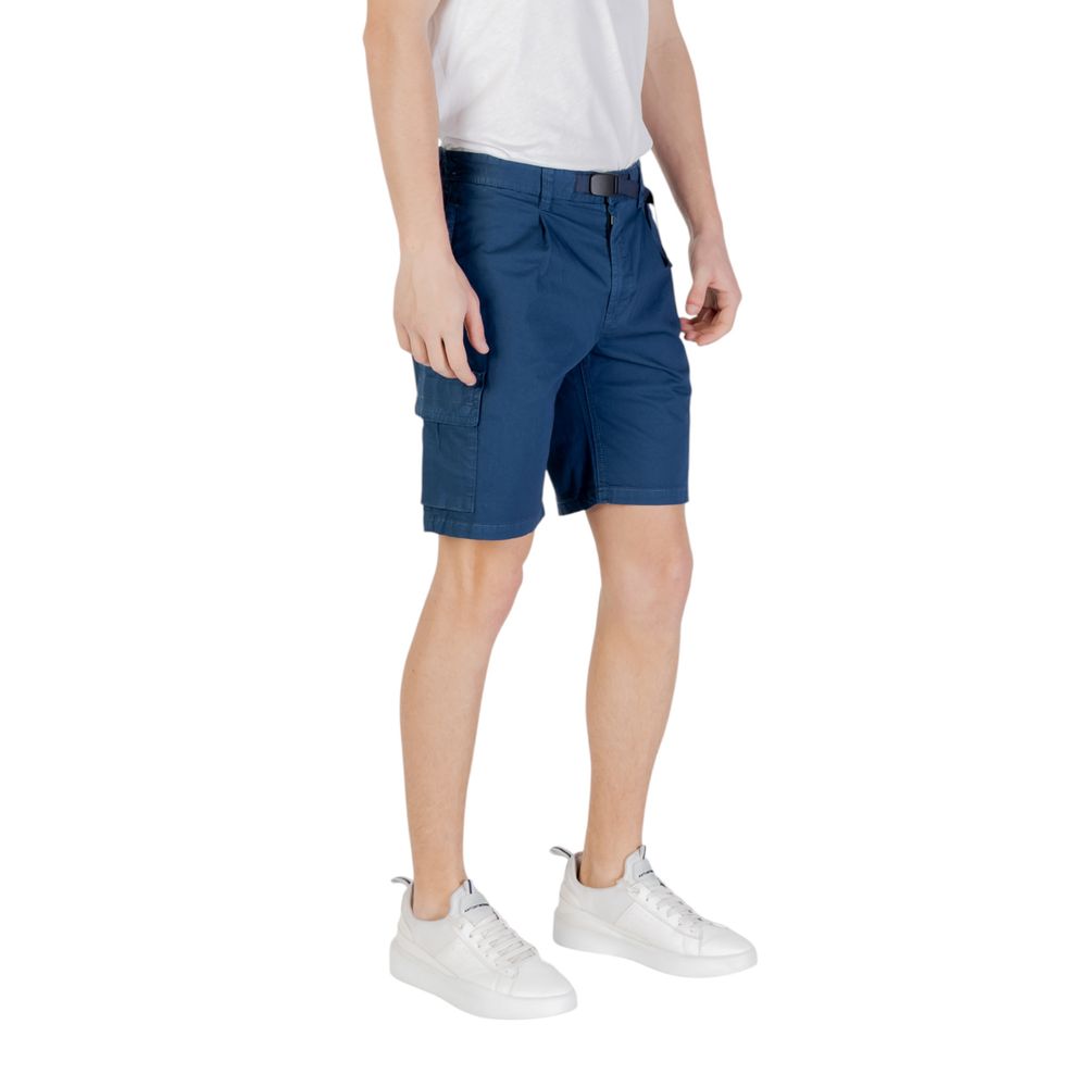 Hugo Boss Blue Cotton Bermuda $259.00 Hugo Boss Luzworld
