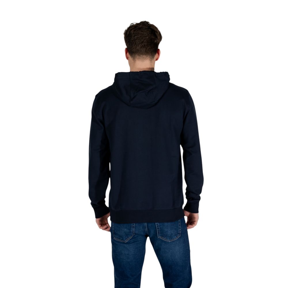 EA7 Emporio Armani Blue Cotton Hoody $238.00 EA7 Emporio Armani Luzworld