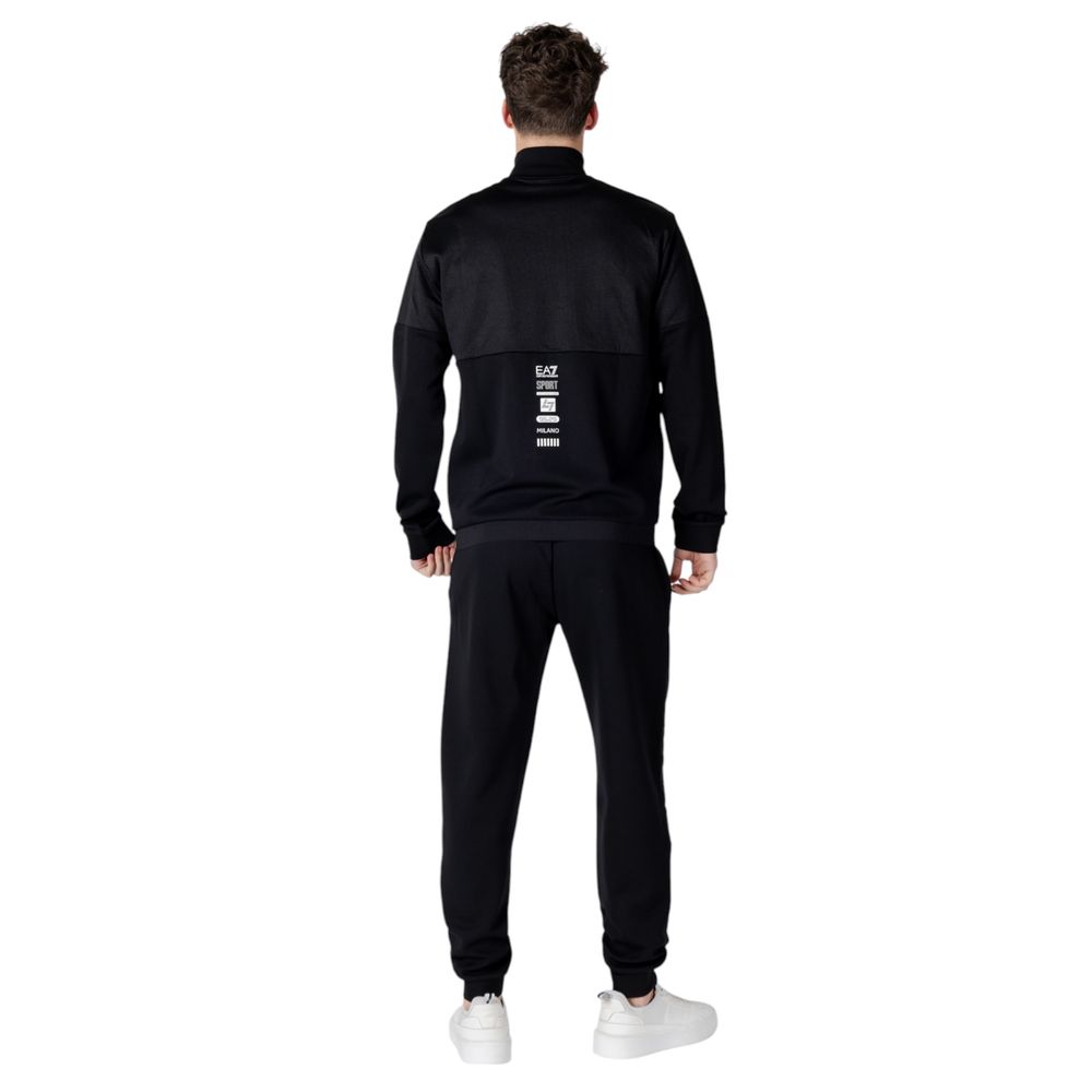 EA7 Emporio Armani Black Cotton Sweatsuit $630.00 EA7 Emporio Armani Luzworld