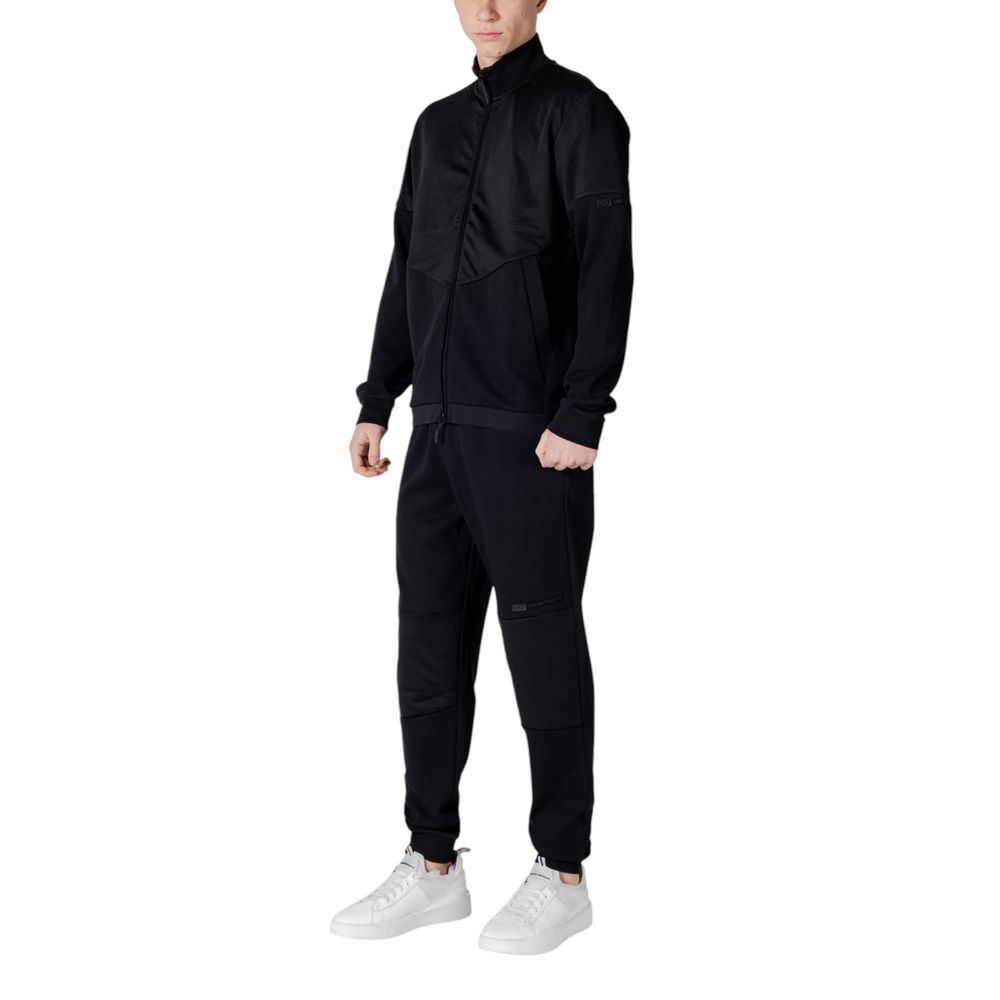 EA7 Emporio Armani Black Cotton Sweatsuit $630.00 EA7 Emporio Armani Luzworld
