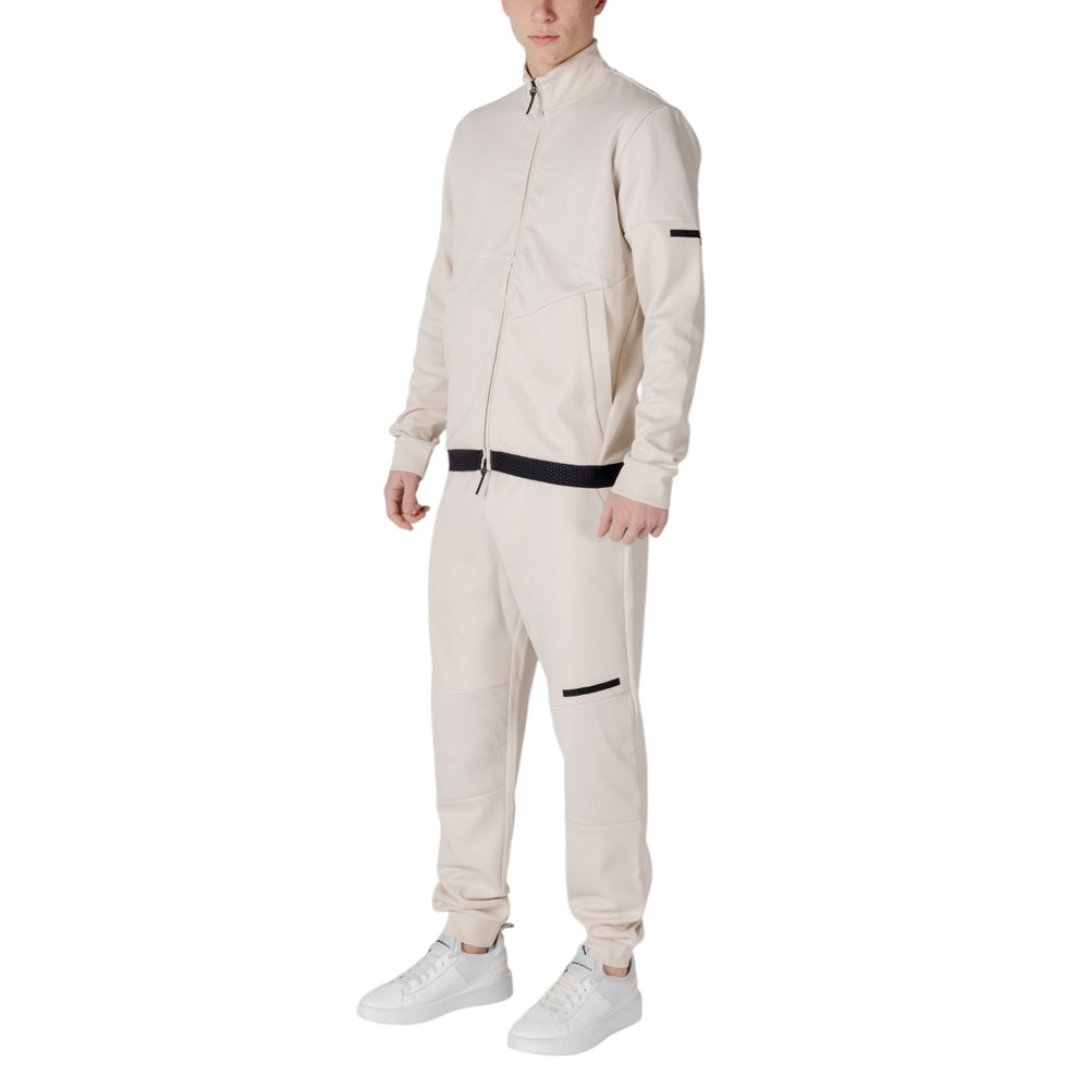 EA7 Emporio Armani Beige Cotton Sweatsuit $630.00 EA7 Emporio Armani Luzworld