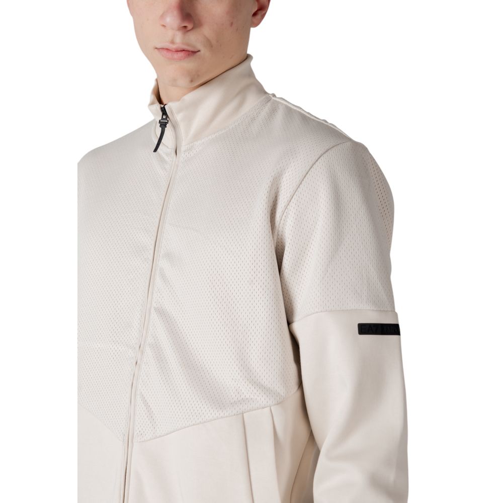 EA7 Emporio Armani Beige Cotton Sweatsuit $630.00 EA7 Emporio Armani Luzworld