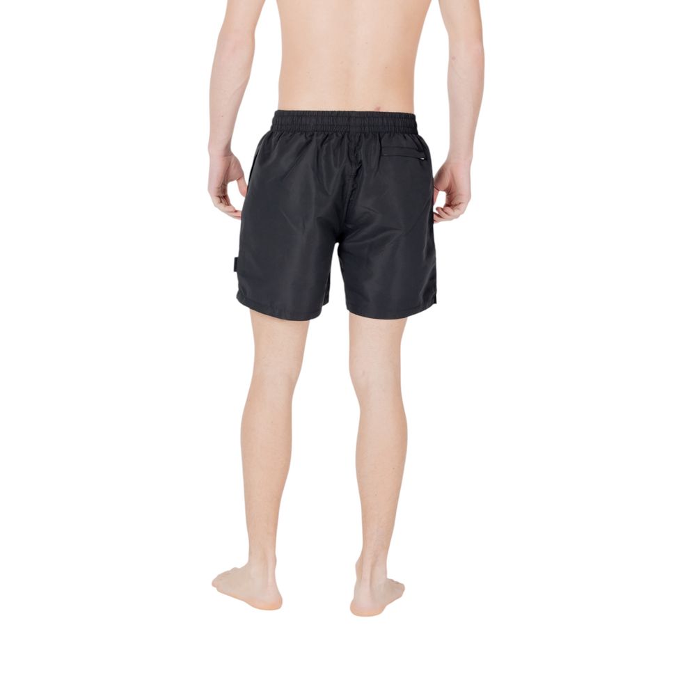 EA7 Emporio Armani Black Polyester Swim Short $244.00 EA7 Emporio Armani Luzworld