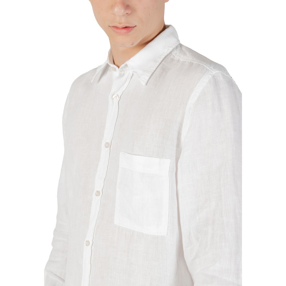 Hugo Boss White Linen Shirt $220.00 Hugo Boss Luzworld
