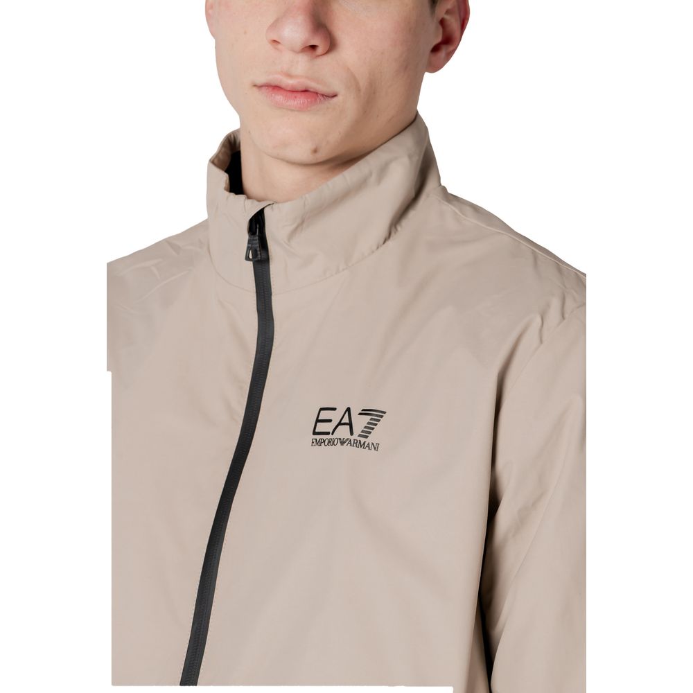 EA7 Emporio Armani Beige Polyamide Jackets & Coat $550.00 EA7 Emporio Armani Luzworld