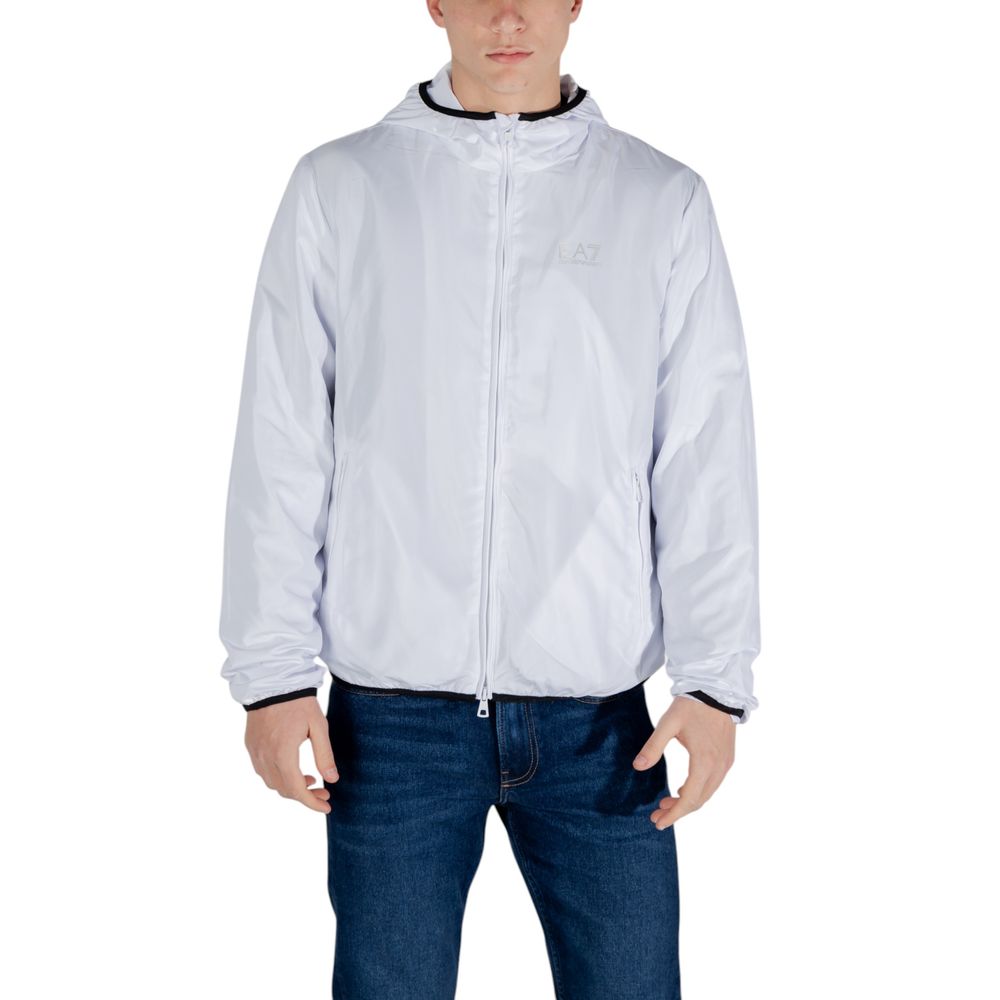 EA7 Emporio Armani White Polyester Jackets & Coat $297.00 EA7 Emporio Armani Luzworld