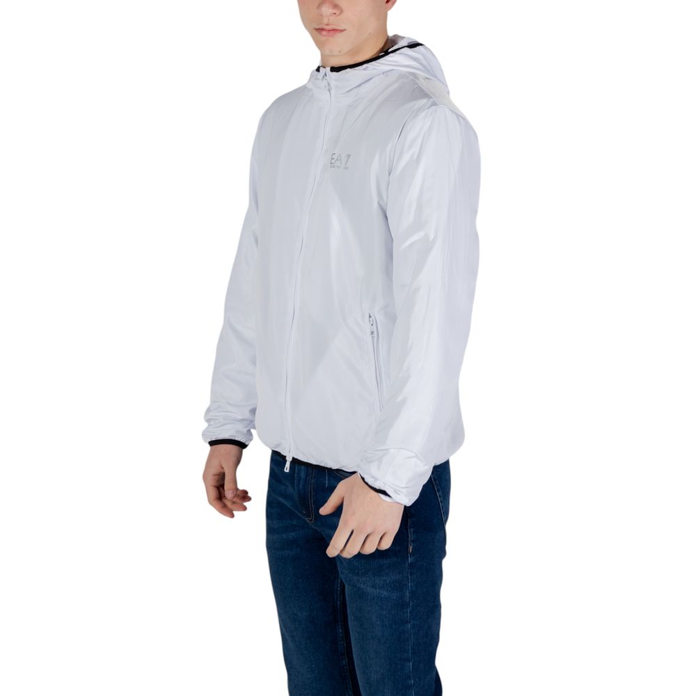 EA7 Emporio Armani White Polyester Jackets & Coat $297.00 EA7 Emporio Armani Luzworld