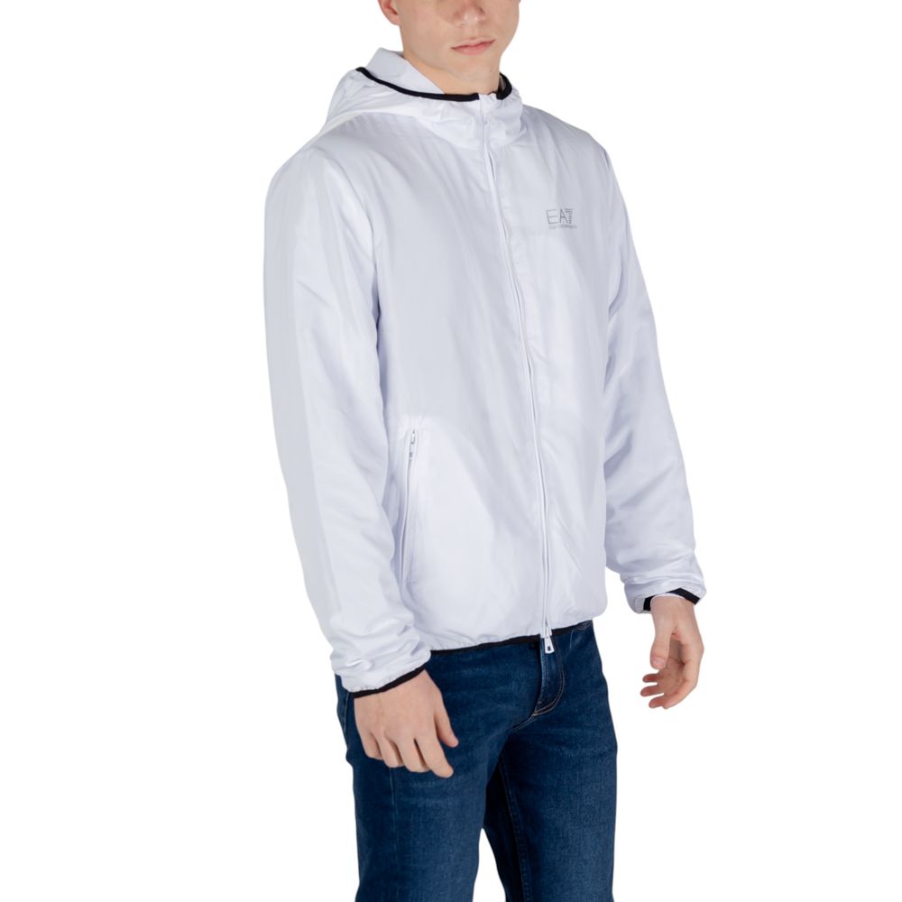 EA7 Emporio Armani White Polyester Jackets & Coat $297.00 EA7 Emporio Armani Luzworld