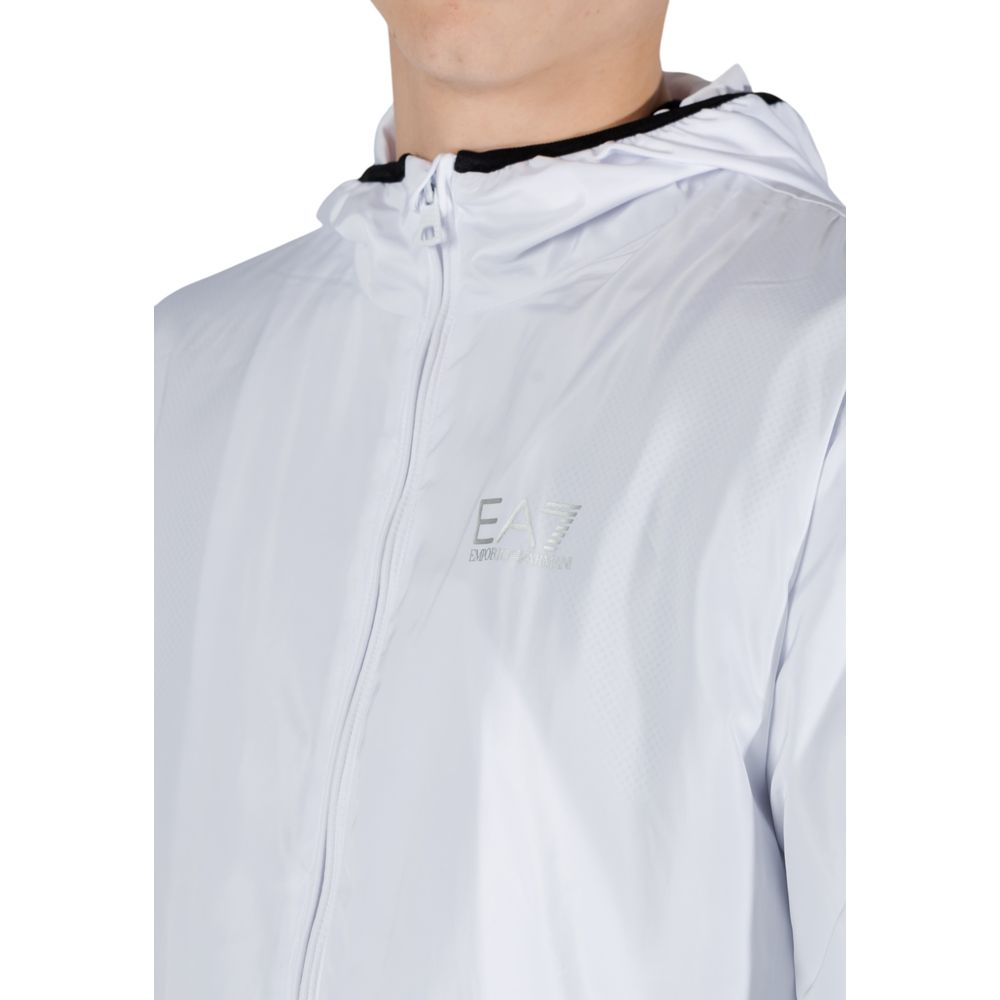 EA7 Emporio Armani White Polyester Jackets & Coat $297.00 EA7 Emporio Armani Luzworld